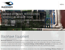 Tablet Screenshot of blackhawkequipment.com